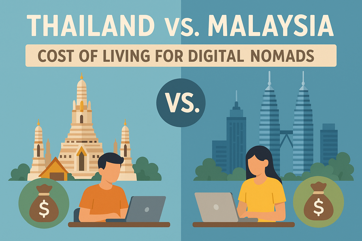 Thailand vs. Malaysia: Cost of Living for Digital Nomads