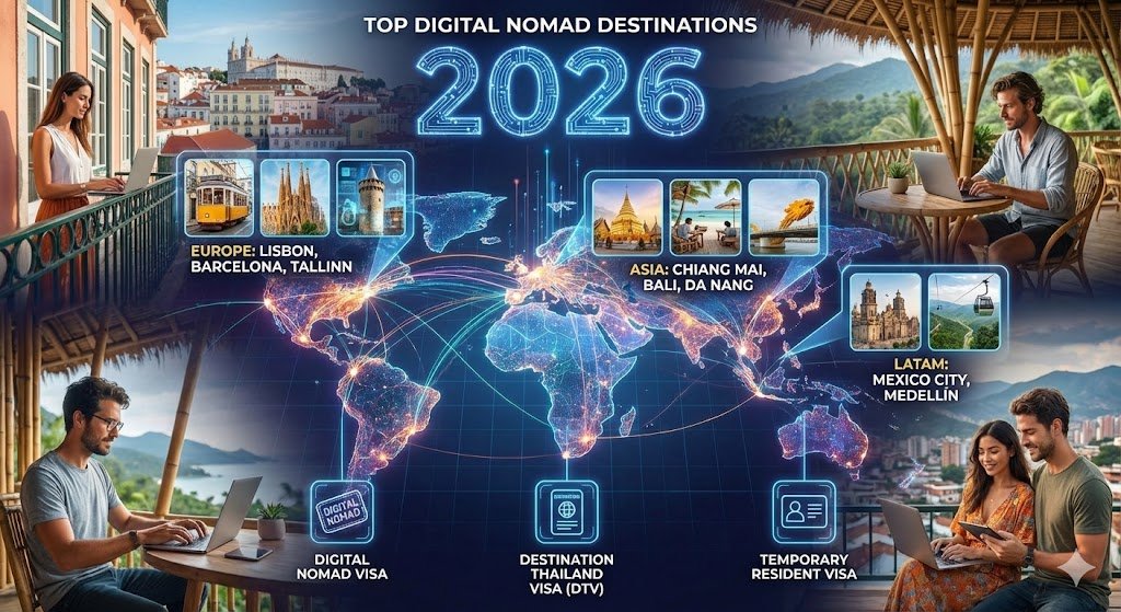 Top Digital Nomad Destinations 2026