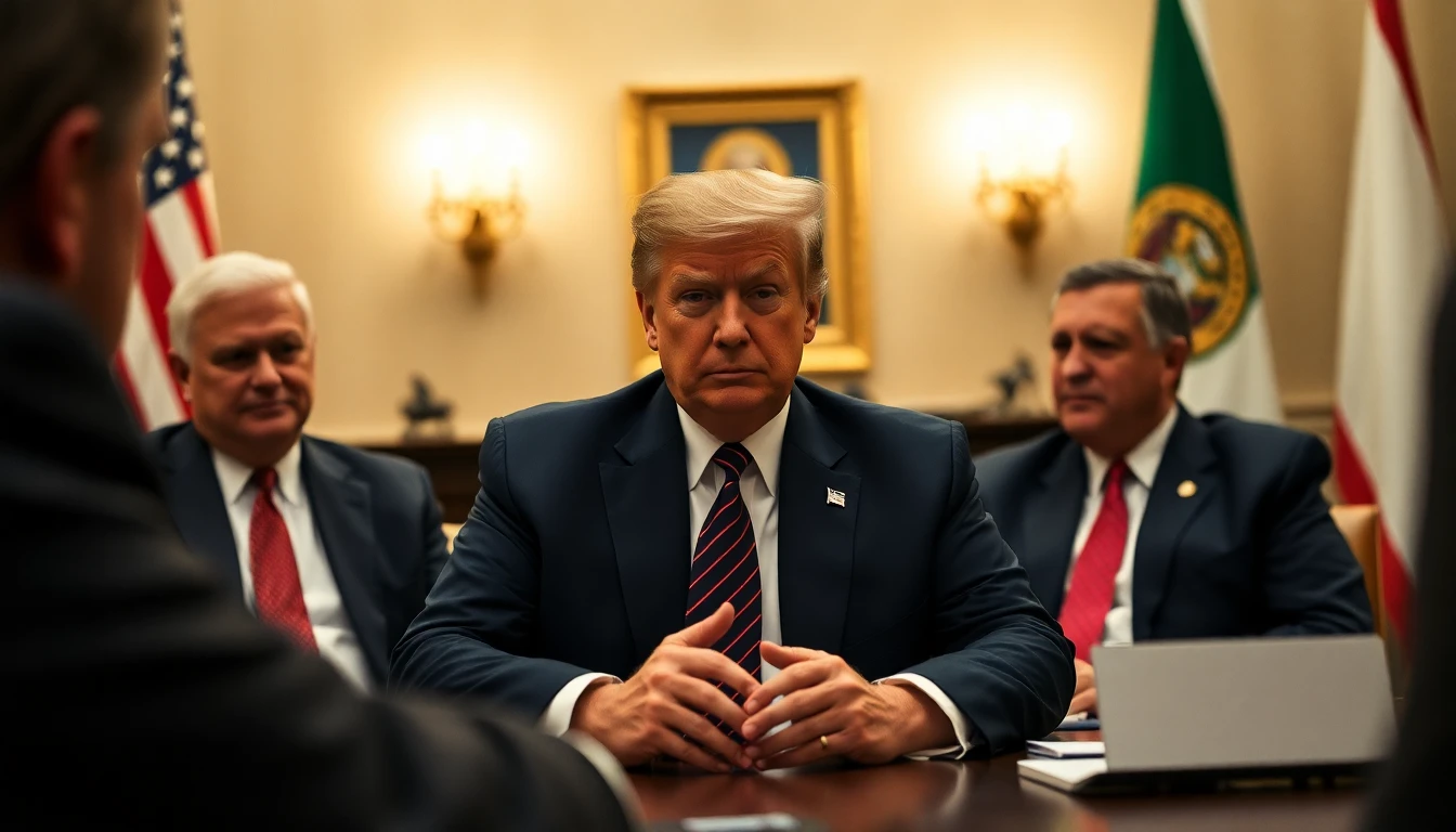 Trump’s Strategic Meeting with Iran Advisers Amid Rising Tensions